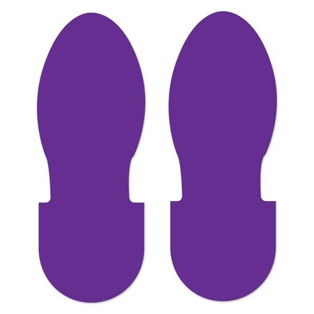 Ergomat 9.5inx3.5in DuraStripe Xtreme Boot Steps Purple, 30PK DSX-BOOT9.5-P-KIT